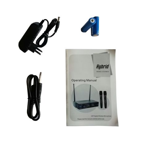 Hybrid dual uhf microphone headset online system